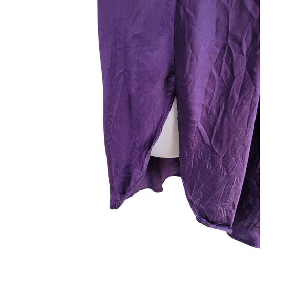 Victoria's Secret 100% Silk Gold Label Purple Sexy Nightie S Vintage Slip Dress - Picture 7 of 15